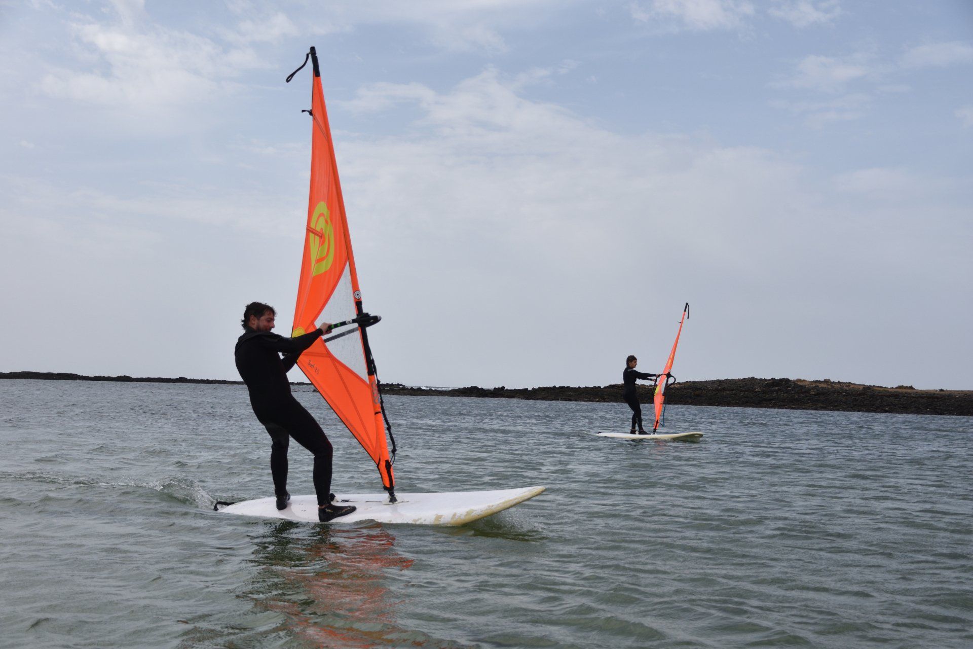 Intermediate windsurf lesson in Fuerteventura