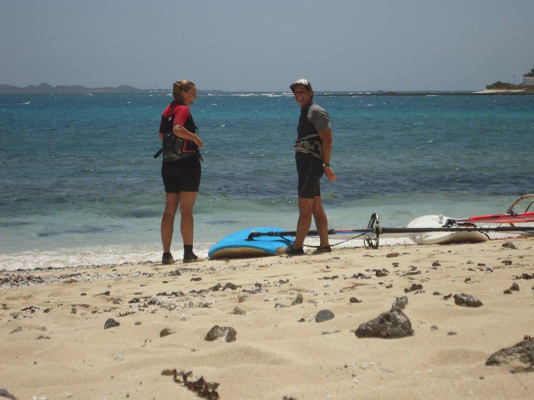 Intermediate windsurf lesson in Fuerteventura