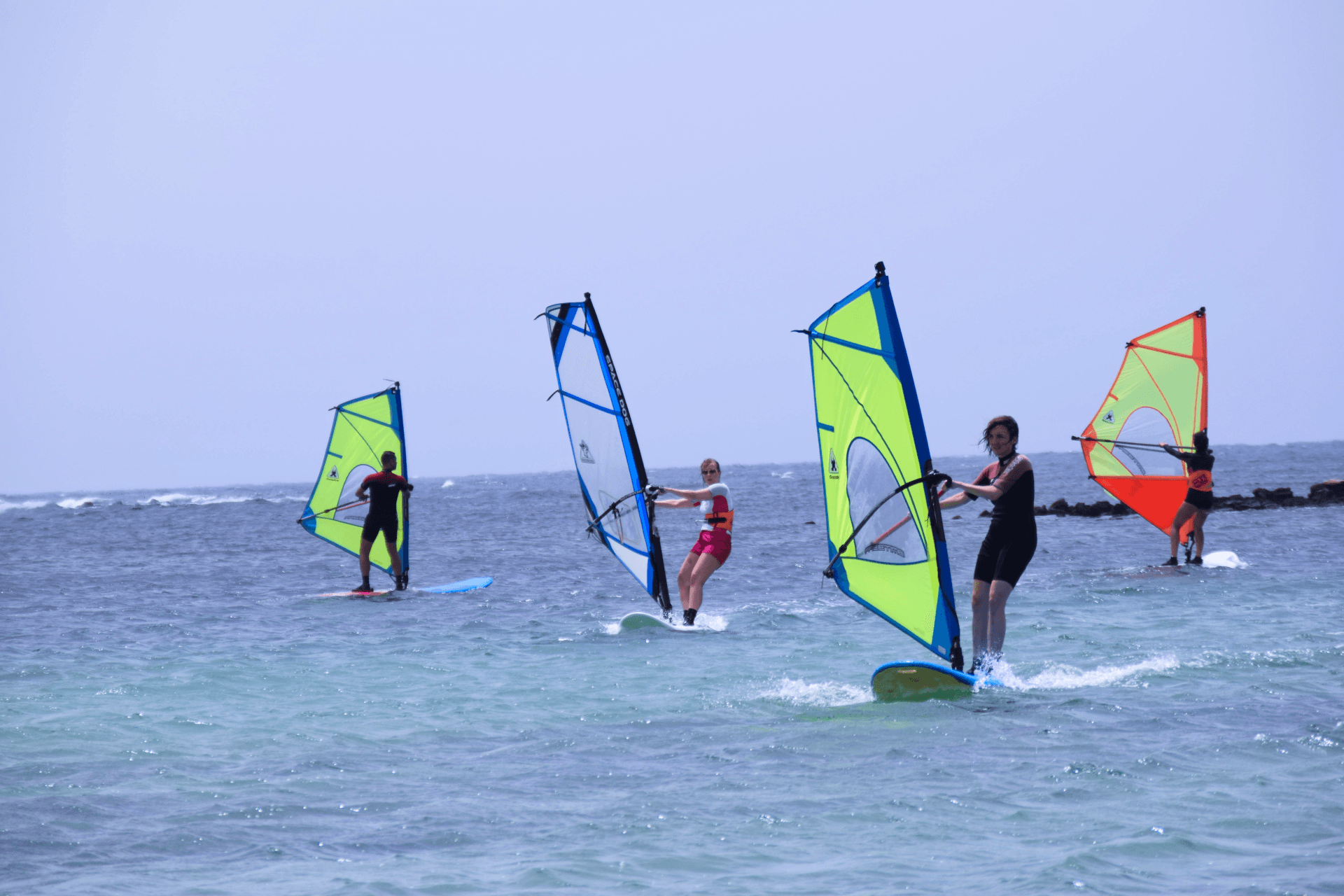 Intermediate windsurf lesson in Fuerteventura