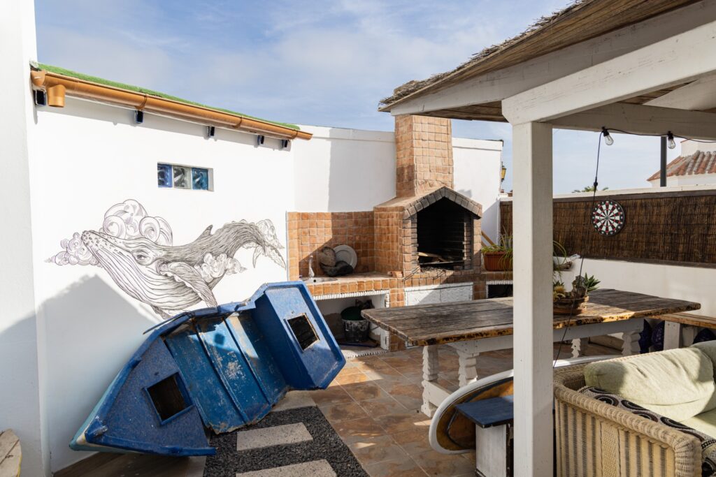 La Cometa — Bbq area