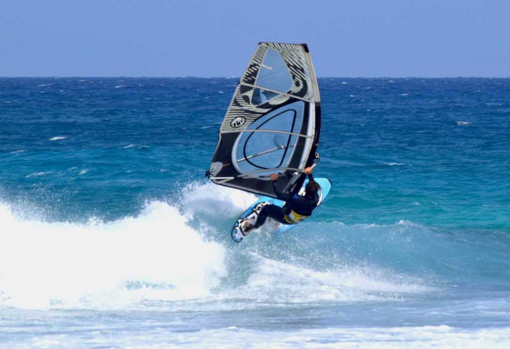 Advanced windsurf lesson in Fuerteventura