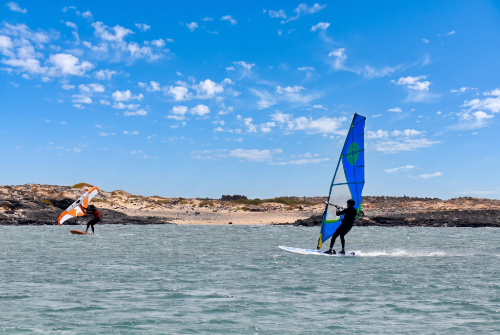 Intermediate windsurf lesson in Fuerteventura